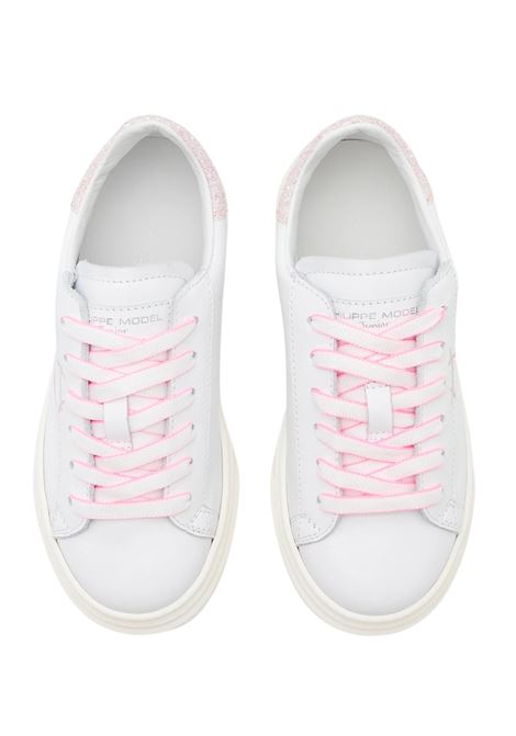 Scarpe bambina bianche in pelle Philippe Model | 76999/PIABIANCO